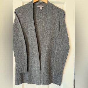 Charter Club cashmere open front cardigan.  EUC.  Size small.